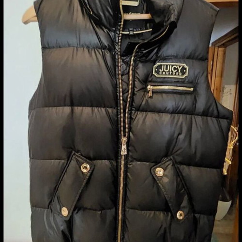 Juicy Couture jacket long black like new, size M