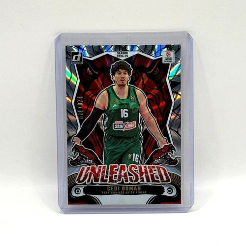 2024 Panini Donruss Euroleague Cedi Osman Silver Unleashed Card New Panathinaikos