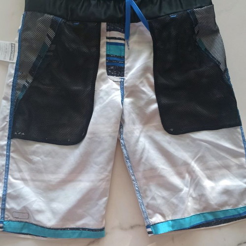 Protest swim shorts used, size 164 cm, blue and black
