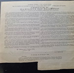 Ομόλογο 100 δραχμών μεταχειρισμένο του 1906 υπέρ ναυτικών νήσων