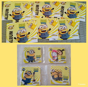 ΠΑΚΈΤΟ.4 ΆΛΜΠΟΥΜ ΚΟΥΚΟΥΡΟΎΚΟΥ MINIONS & 4 ΣΦΡΑΓΙΣΜΈΝΑ ΑΥΤΟΚΟΛΛΗΤΑ MINIONS. ΆΡΙΣΤΑ, ΑΘΙΚΤΑ.