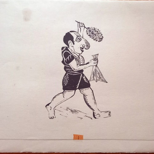 Theatron Karagiozi Eight Woodcuts like new from old Molla and Dedousarou works
