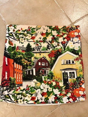 Vallila Bulevardi decorative pillowcase like new, Scandinavian design 40x40