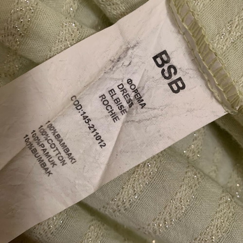BSB airy dress like new, green, one size