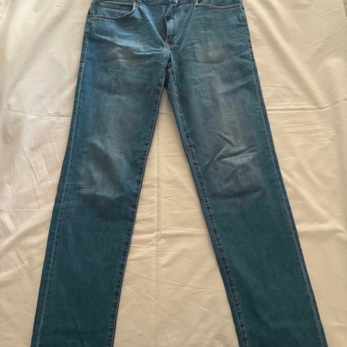 Trussardi men's jeans, blue, cotton blend