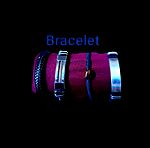  4 Bracelets/Leather/Stainless Steel