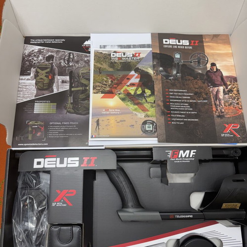 XP DEUS II FMF Metal Detector New Full Package