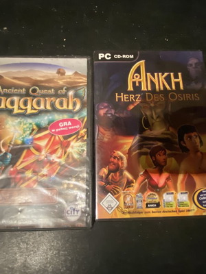 Ankh and Ancient Quest PC games, good condition