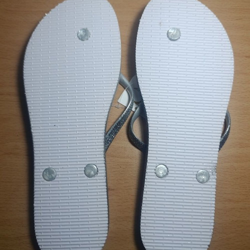Infinity Cross flip flops 41/42, glitter collection