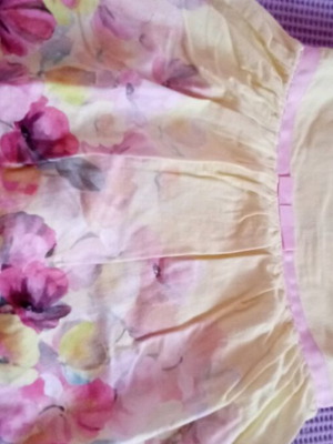 Yellow Mothercare dress 2-3 years like new with flowers