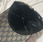 Gucci cap, beige and blue