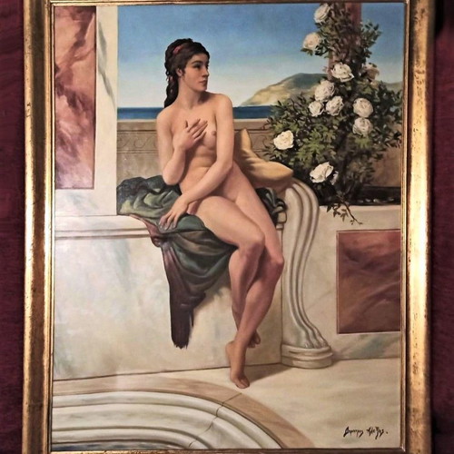 D. Alexis Nude Painting new, framed, large size
