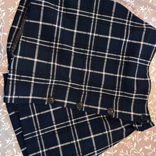 Zara skirt shorts like new, white and blue, 152 cm, age 12