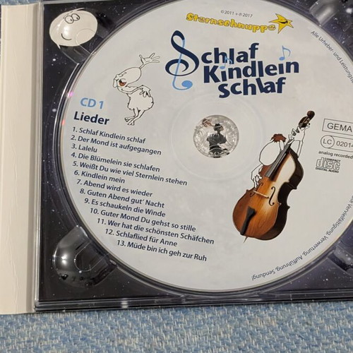 Sternschnuppe Schlaf Kindlein Schlaf CD new, baby music