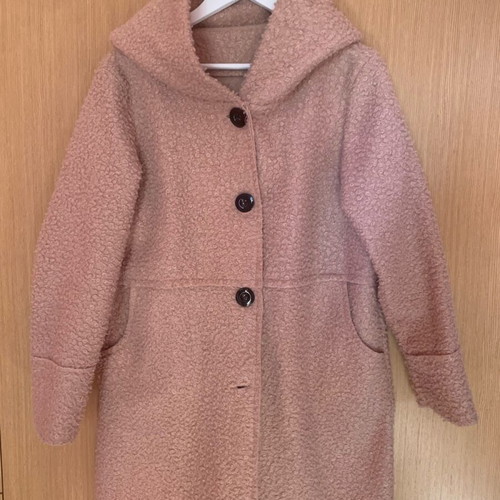 Coat used, pink, sizes S and M