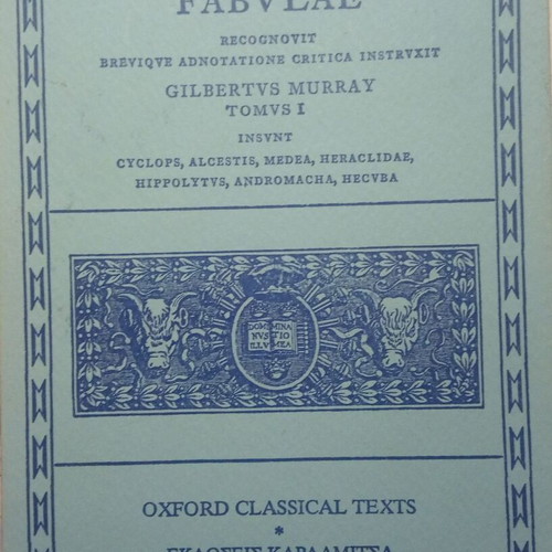 Euripidis Fabulae I Oxford Classical Texts used book