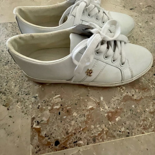 Ralph Lauren shoes used, white, size 38