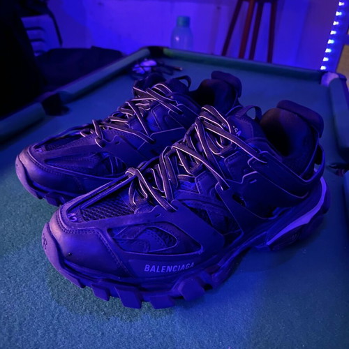 Balenciaga Tracks led used black sneakers size 42