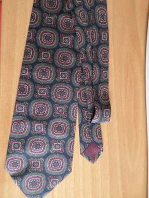 Canasta Italian silk tie like new, gray and blue