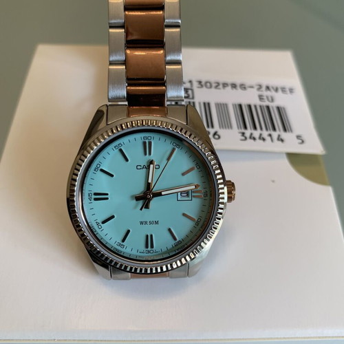 Casio Vintage Tiffany LTP-1302PRG-2AVEF women's watch used