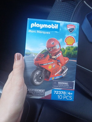 Playmobil 72378 σετ Ducati Corse MotoGP Marc Márquez, 10 τεμ.