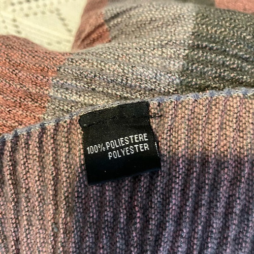 Pashmina like new, large size, gray and pink