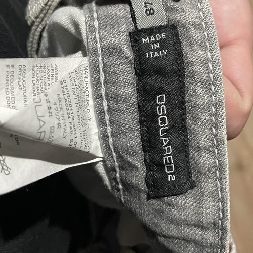 Dsquared2 men's grey jeans like new, size M