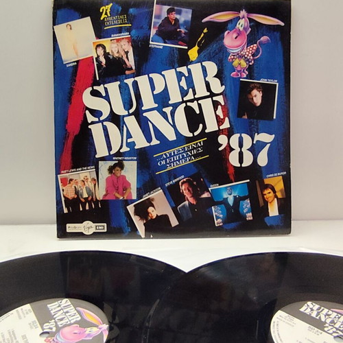 Super Dance ’87 2xLP vinyl compilation like new, 80s hits