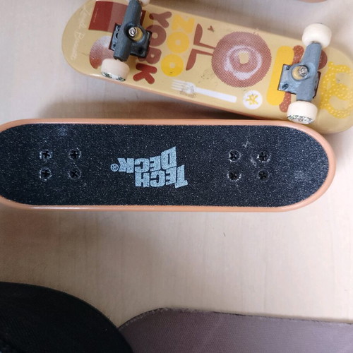Tech decks used with ramps and extras, set of 5