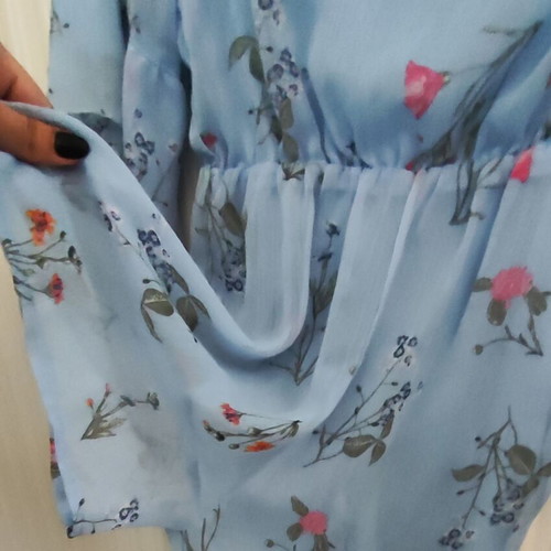 One-piece shorts for girl 8-9 years with special sleeve, like new, turquoise, H&M