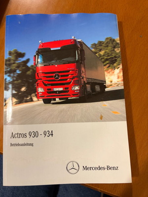Mercedes Actros 930-934 manual new, in German