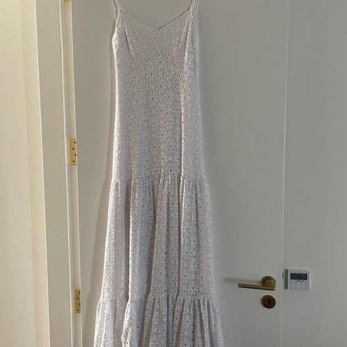 Sissy Christidou white lace dress new