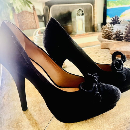 Vicenza Vera Pelle Stiletto Pumps like new, black, size 39