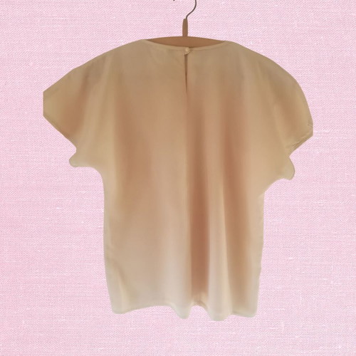 Blouse Palate Ladies Wear 90s beige medium like new