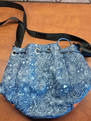 Juicy Couture crossbody bag like new, blue and orange