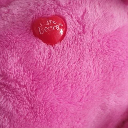 Care Bear Love Bear used, talks and laughs