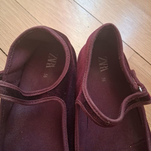 Zara ballerinas size 36, red