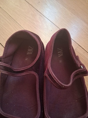 Zara ballerinas size 36, red