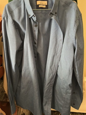 Ανδρικό πουκάμισο XXL μεταχειρισμένο, μπλε σε άριστη κατάσταση