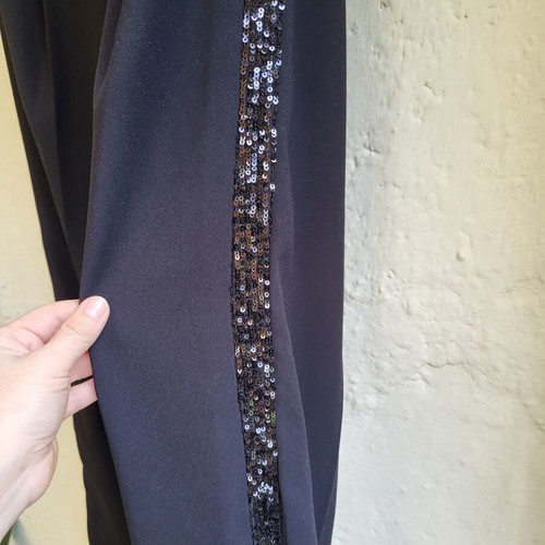 Marks & Spencer shiny black trousers size 12 long like new