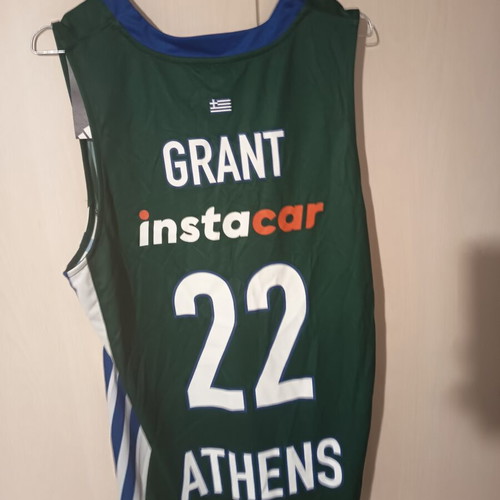 Panathinaikos Grant XL basketball jersey new, authentic