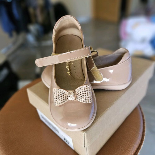 Mouger ballerinas size 23 like new, pink-beige