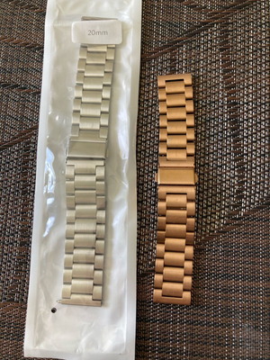 Watch bracelet new stainless steel silver and rose gold