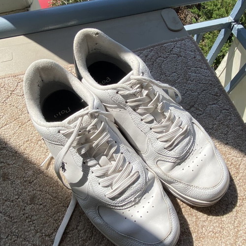 Ralph Lauren sneakers size 43 used, white