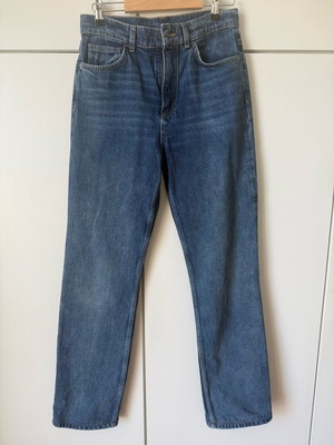 Massimo Dutti straight leg jeans like new, blue, size S