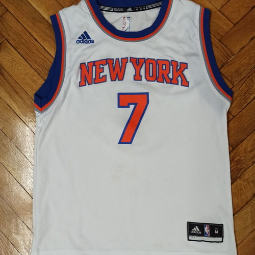 New York Knicks Adidas NBA basketball vest used, Carmelo Anthony 7