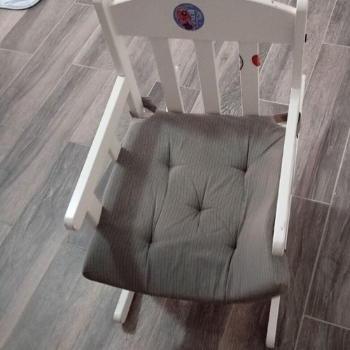 IKEA white children's rocking chair