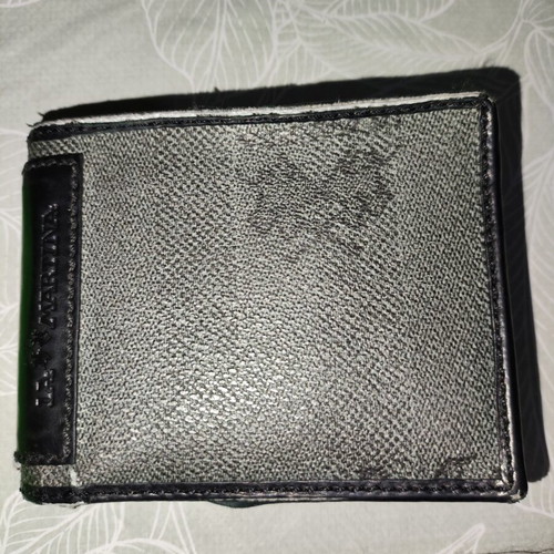 La Martina men's wallet used, gray and black