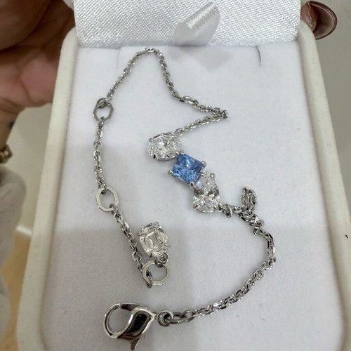 Swarovski bracelet like new blue and silver