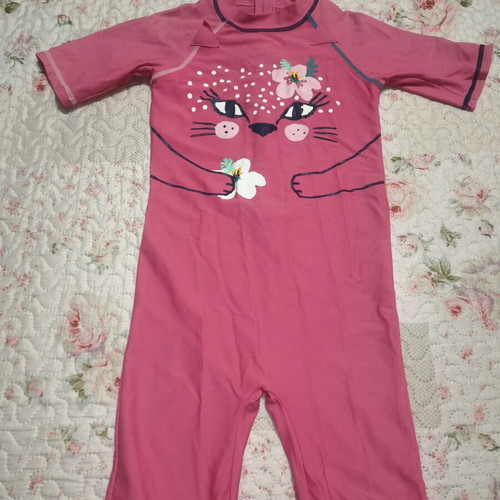 Tutu branded girls' one-piece swimsuit size 5